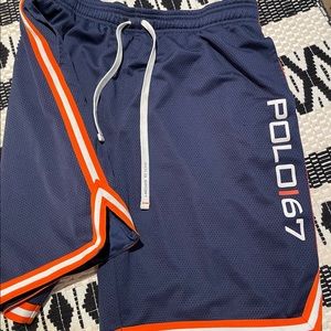 Polo sport vintage basketball uniform shorts combo